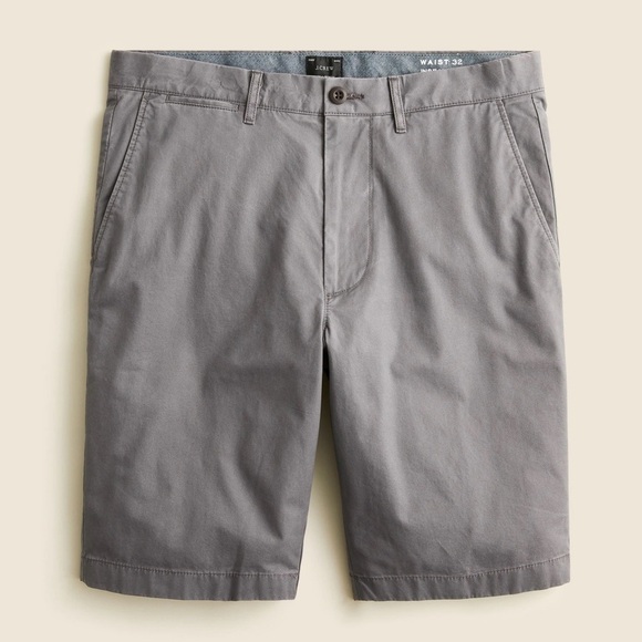 J. Crew Other - J Crew 10.5” Stretch Chino Shorts For Men Size 36 Gray Neutral Casual Golf Polo